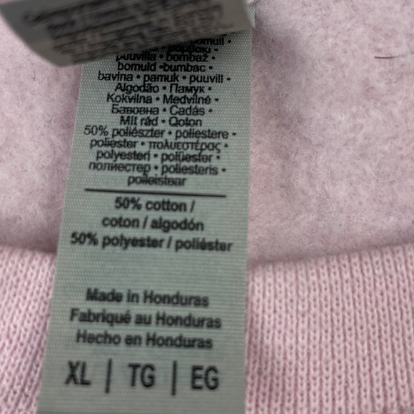 Disney Zipa Dee Tees Pink Pullover Sweatshirt Women's XL - Picture 3 of 9